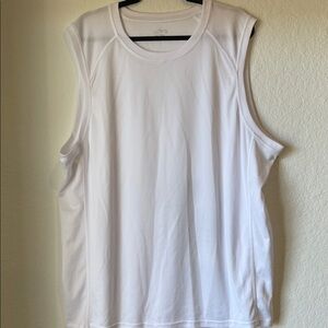 BCG White Sleeveless Jersey